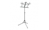 2 Section lightweight Black Music Stand